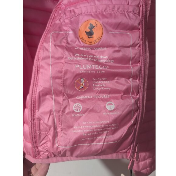 Save The Duck | Daisy Padded Jacket In Aurora Pink - Picture 4 of 16